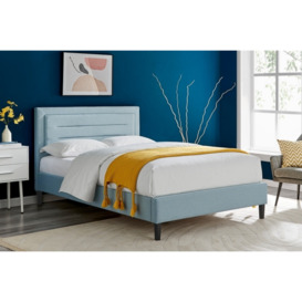 Pablo Fabric Bed in Duck Egg - Single - Blue