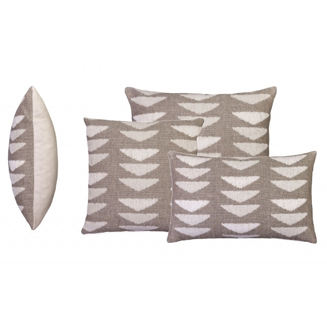 Scatter Cushion in Zara Taupe - 58 x 38 cm