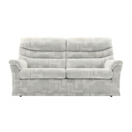 G Plan Malvern Fabric 3 Seater 2 Cushion Sofa - Power Recliner - Grey