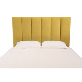 The Celtic Bed Company Lamorna Floorstanding 150cm Statement Headboard - Single - Yellow