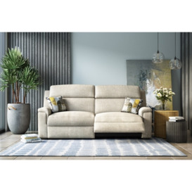 Luton 2 Seater Recliner Sofa - Manual Recliner - Beige