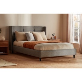 Silentnight Lilith Upholstered Bed Frame - Super King - Grey