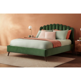 Silentnight Oriana Upholstered Bed Frame - Double - Green