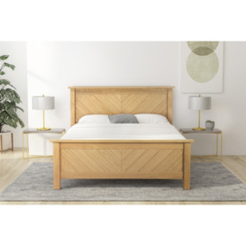 Kendo American Oak Bed Frame - King Size - Oak