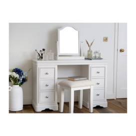 Chateau Warm White Dressing Table - White