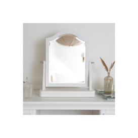 Chateau Warm White Dressing Table Mirror - White
