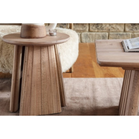 Copenhagen Reclaimed Wood Lamp Table - Reclaimed