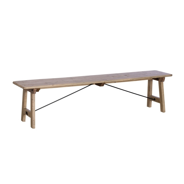 Malta Reclaimed Wood 150cm Dining Bench Reclaimed by Furniture