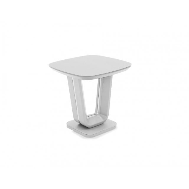 Liberty Gloss Lamp Table - Grey
