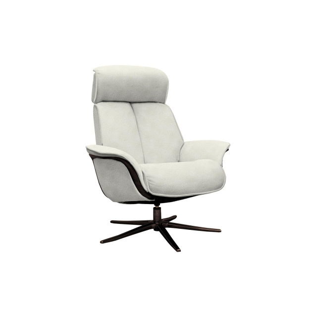 G Plan Ergoform Lund Fabric Chair - Polished Base