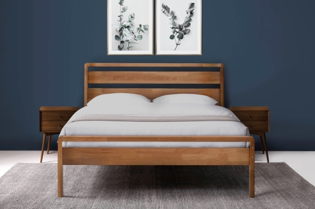 Skara Mid-Century Scandinavian Bed Frame - Single