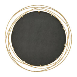 Saskia Gold Round Wall Mirror - thumbnail 3