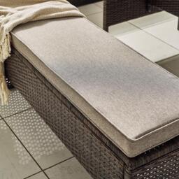 Furniturebox Marbella 9 Seat Sofa Garden Dining Set, Rattan in Brown - Size: 176x73x168 cm - thumbnail 6