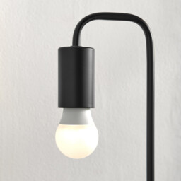 Lola Black Metal Desk Lamp - thumbnail 3
