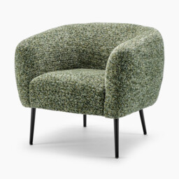 Veda Green Fabric Accent Tub Chair - thumbnail 3
