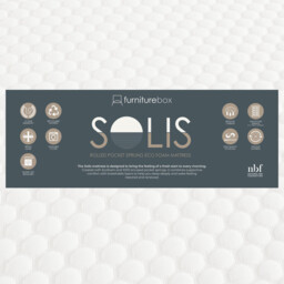 Solis Rolled Pocket Sprung Ecofoam Single Mattress - thumbnail 2