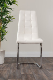 Kylo White Marble Effect Dining Table & 4 Murano Chairs - thumbnail 2