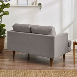 Fleur Taupe Recycled Fabric 2 Seater Sofa - thumbnail 3