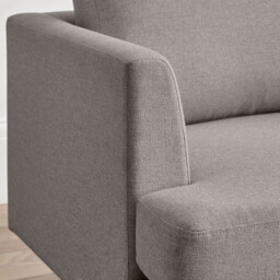 Fleur Taupe Recycled Fabric 2 Seater Sofa - thumbnail 4