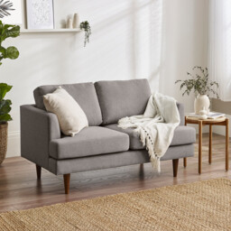 Fleur Taupe Recycled Fabric 2 Seater Sofa - thumbnail 1