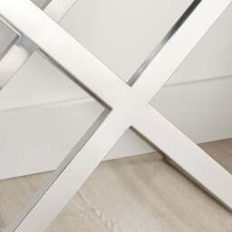 Furniturebox Celeste 1 Drawer ed Bedside Table, Mirror - Size: 50x62x35 cm - thumbnail 8