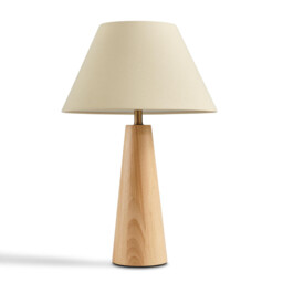 Connie Wood Tapered Table Lamp - thumbnail 4