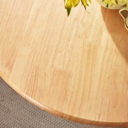 Bude Oak Effect Round Wooden Dining Table & 4 Belgravia Chairs - thumbnail 3
