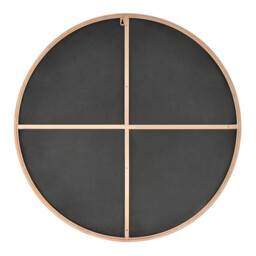 Emma Gold Round Wall Mirror 80cm - thumbnail 3