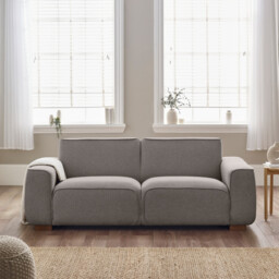 Petra Taupe Recycled Fabric 3 Seater Sofa - thumbnail 2