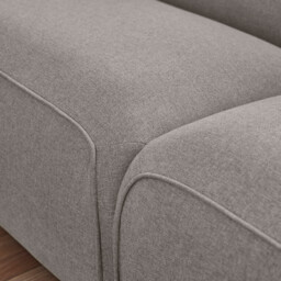 Petra Taupe Recycled Fabric 3 Seater Sofa - thumbnail 4