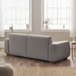 Petra Taupe Recycled Fabric 3 Seater Sofa - thumbnail 3