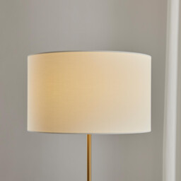 Joceline White Marble Standing Floor Lamp - thumbnail 4