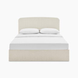 Amelie Cream Fabric Ottoman King Size Bed Frame - thumbnail 3