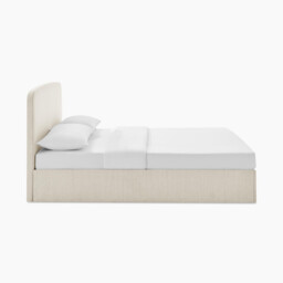 Amelie Cream Fabric Ottoman King Size Bed Frame - thumbnail 4