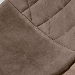 Tessa Brown Velvet Office Chair - thumbnail 4