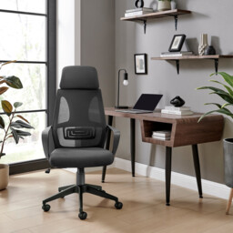 Ubico Black Mesh Office Chair - thumbnail 2