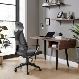 Ubico Black Mesh Office Chair - thumbnail 3