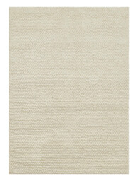 Quinn Beige Pearl Bobbled Wool Rug - thumbnail 1