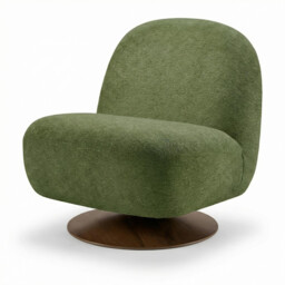 Tilda Green Fabric Accent Chair - thumbnail 2
