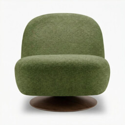 Tilda Green Fabric Accent Chair - thumbnail 3