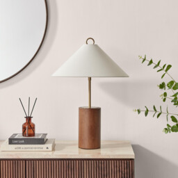 Theo White & Wood Table Lamp - thumbnail 4