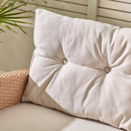 Arizona Beige Rattan 4 Seat Garden Sofa & Chairs Set - thumbnail 4