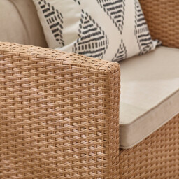 Arizona Beige Rattan 4 Seat Garden Sofa & Chairs Set - thumbnail 3
