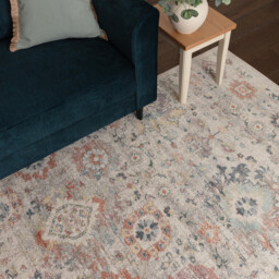 Soraya Floral Vintage Persian Inspired Rug - thumbnail 4