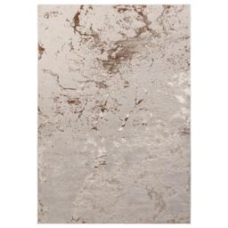 Furniturebox Elysia Metallic Gold Lustre Rug, Polyester in Gold/Cream - Size: 160x230cm - thumbnail 3