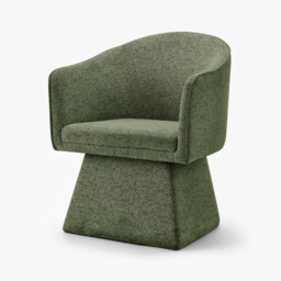 Vera Green Fabric Accent Chair - thumbnail 3