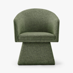 Vera Green Fabric Accent Chair - thumbnail 4