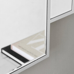 Deco Silver Large 1920s Inspired Wall Mirror - thumbnail 4