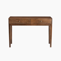 Shasta Mango Wood Walnut Finish Console Table - thumbnail 3