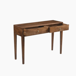 Shasta Mango Wood Walnut Finish Console Table - thumbnail 4